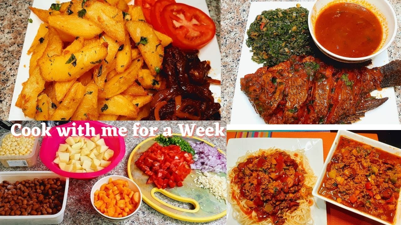 COOK WITH ME FOR A WEEK|| What we ate for dinner in a week||TIFINE WISE