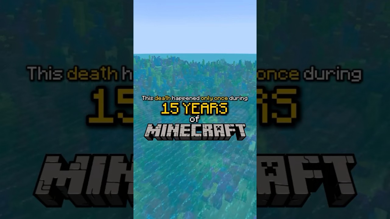 РЕДЧАЙШАЯ СМЕРТЬ в Minecraft (0,00001%)