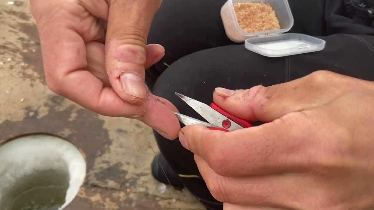 【HOWTOワカサギ釣り①】エサの付け方