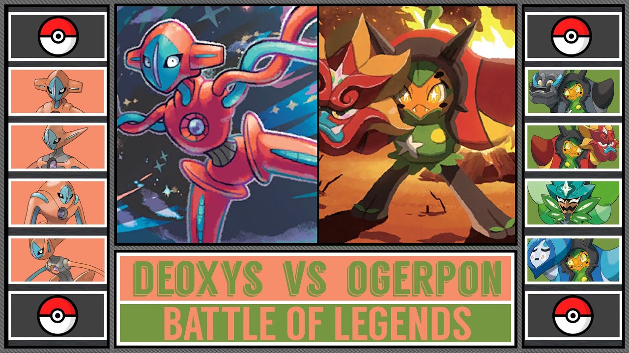 DEOXYS vs OGERPON | Legendary Pokémon Battle
