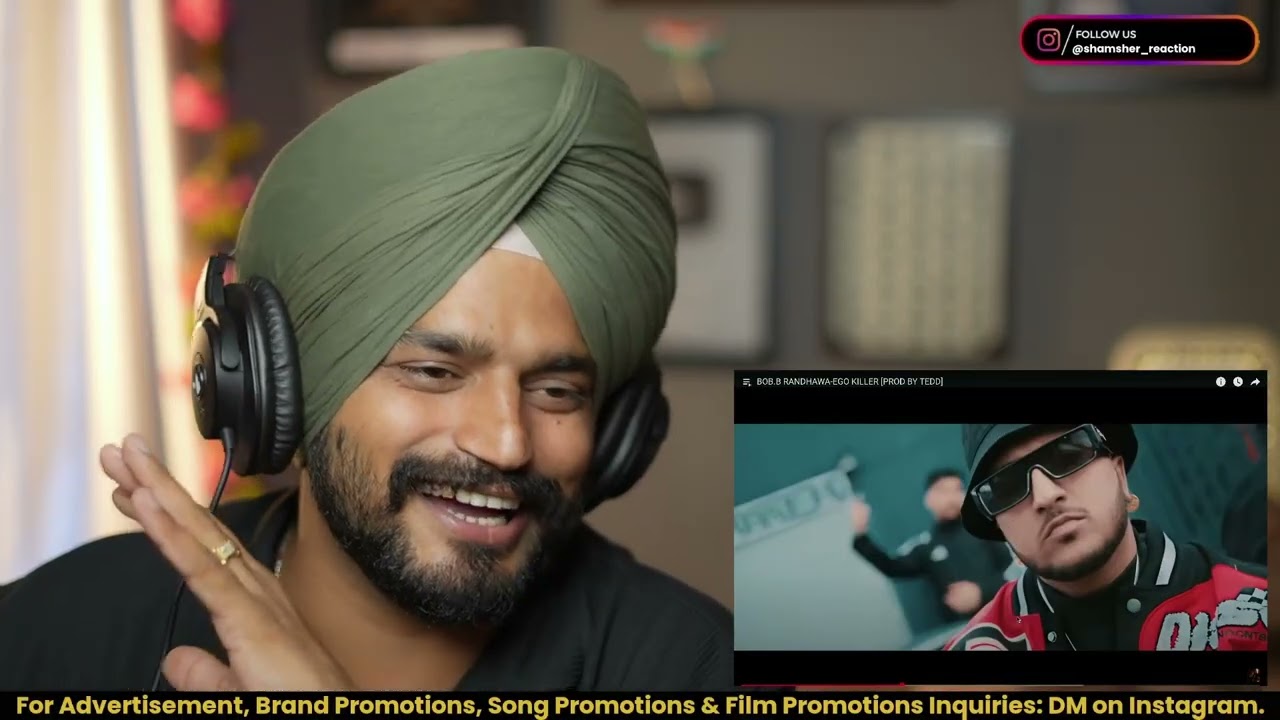 Reaction BOB.B RANDHAWA-EGO KILLER [PROD BY TEDD] New Punjabi Rap | Reaction