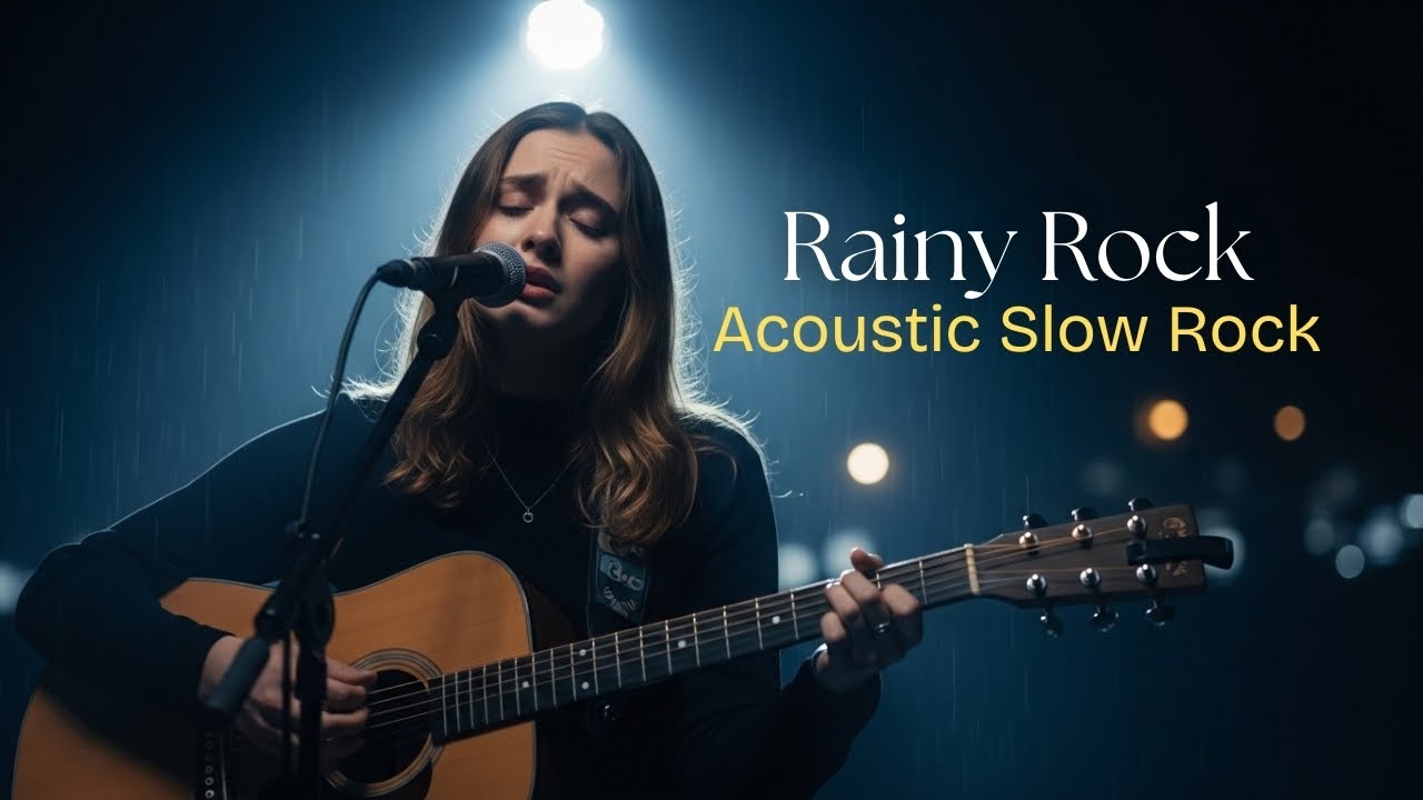 Rainy Night Acoustic Rock Song – Soft Female Vocal, Slow & Melancholic