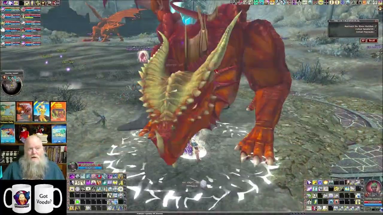 Symphony of the Fey Winter HC first life tanking R1 Fire on Thunder Peak on Voodu Warlock