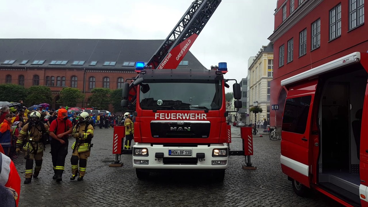 Feuerwehraktionstag in Greifswald/ Feuerwehrübung in Greifswald