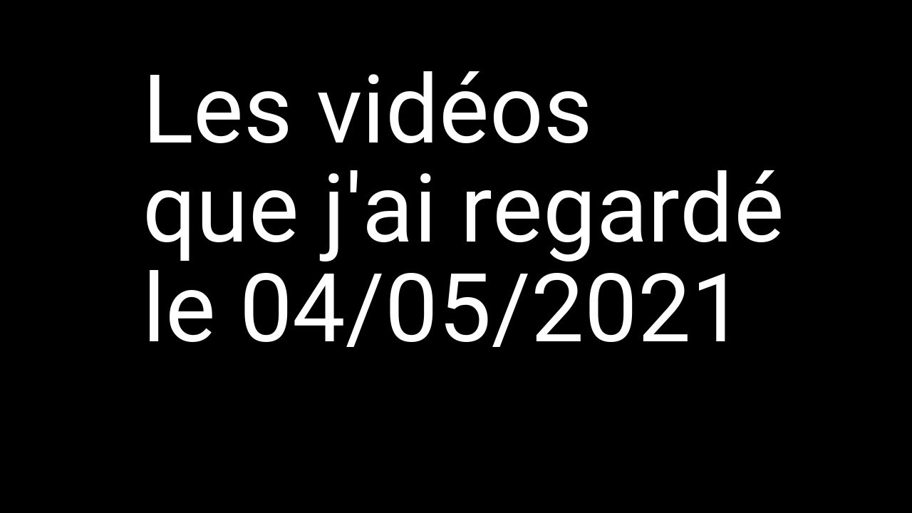 J'ai regard&eacute; 