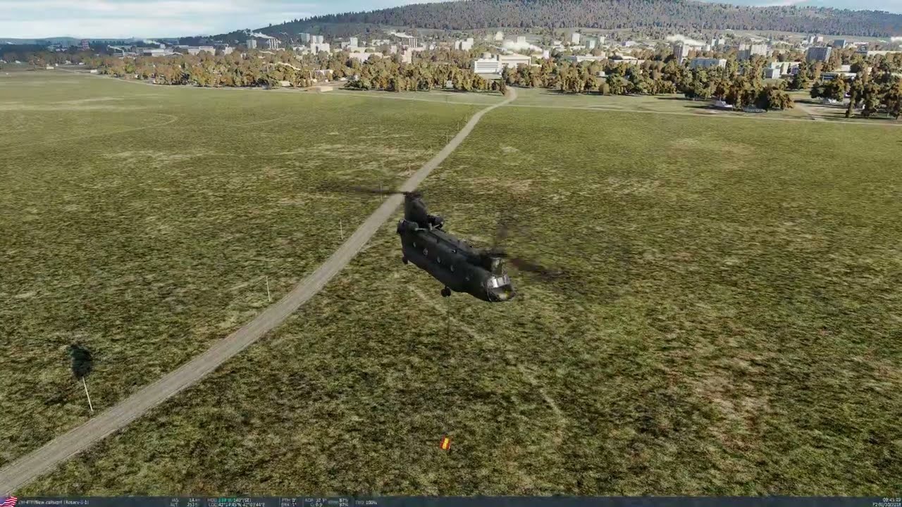 DCS CH-47F Внешний грузовой