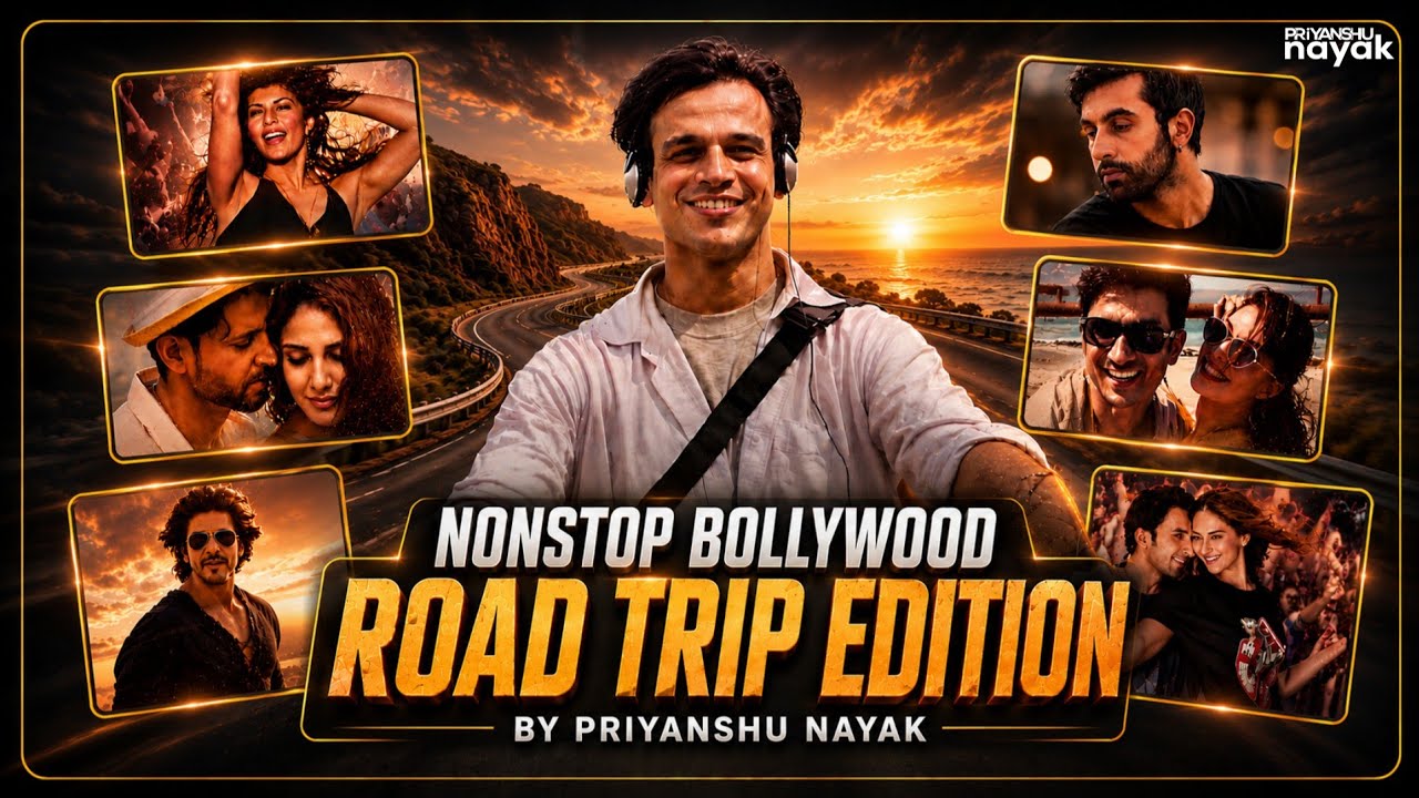 Bollywood Road Trip Special 2026 (Nonstop Remixes) - Priyanshu Nayak || Travel Songs || Night Drive