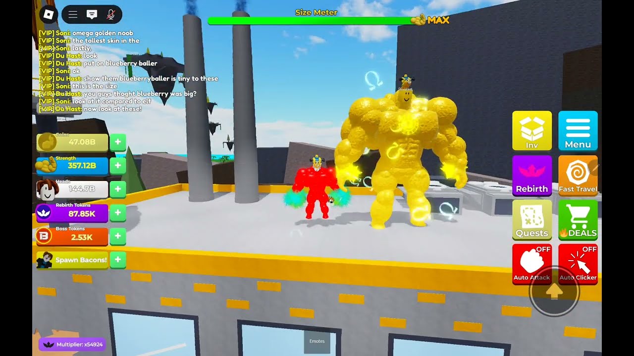 Showcasing all Omega Skins in Mega Noob Simulator! (ft. Du Hast)