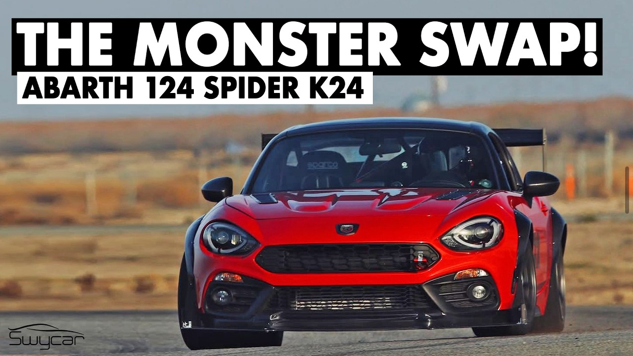 SWAP PAZZESCO! Abarth 124 Spider con K24 Honda