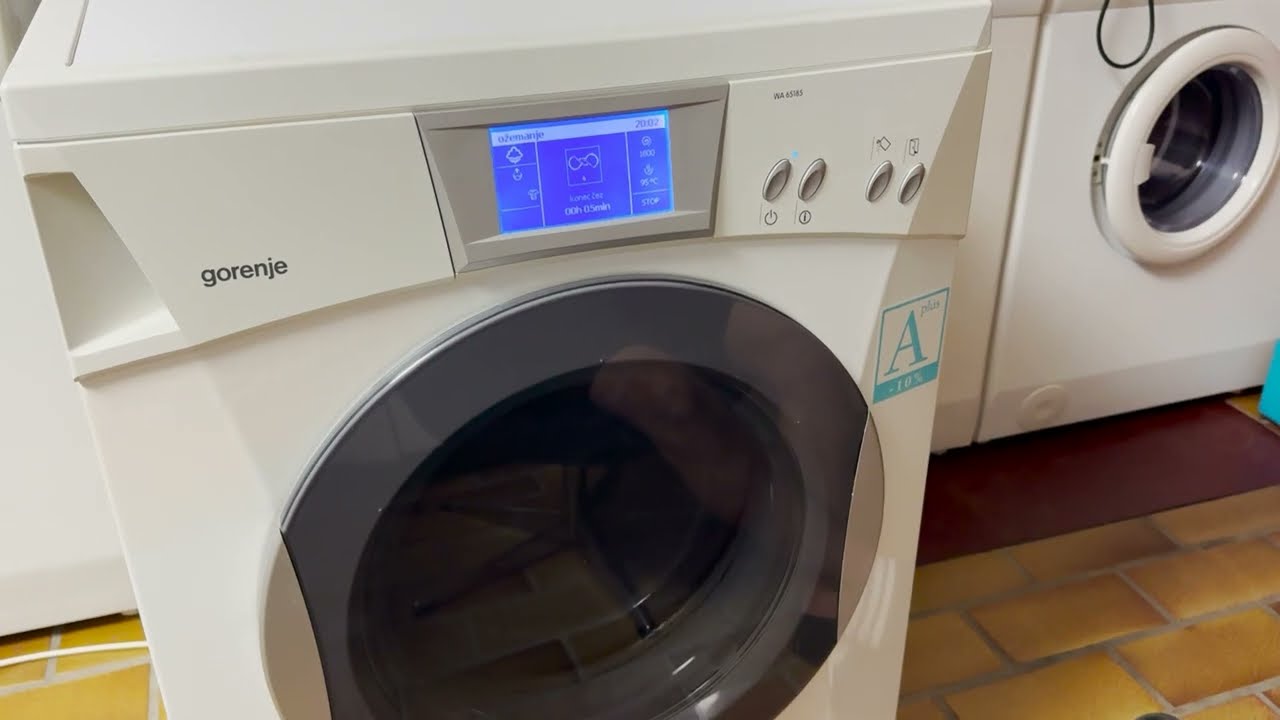 Gorenje WA65185 Washing Machine Restoration/Repair Project and 95°C Test Wash
