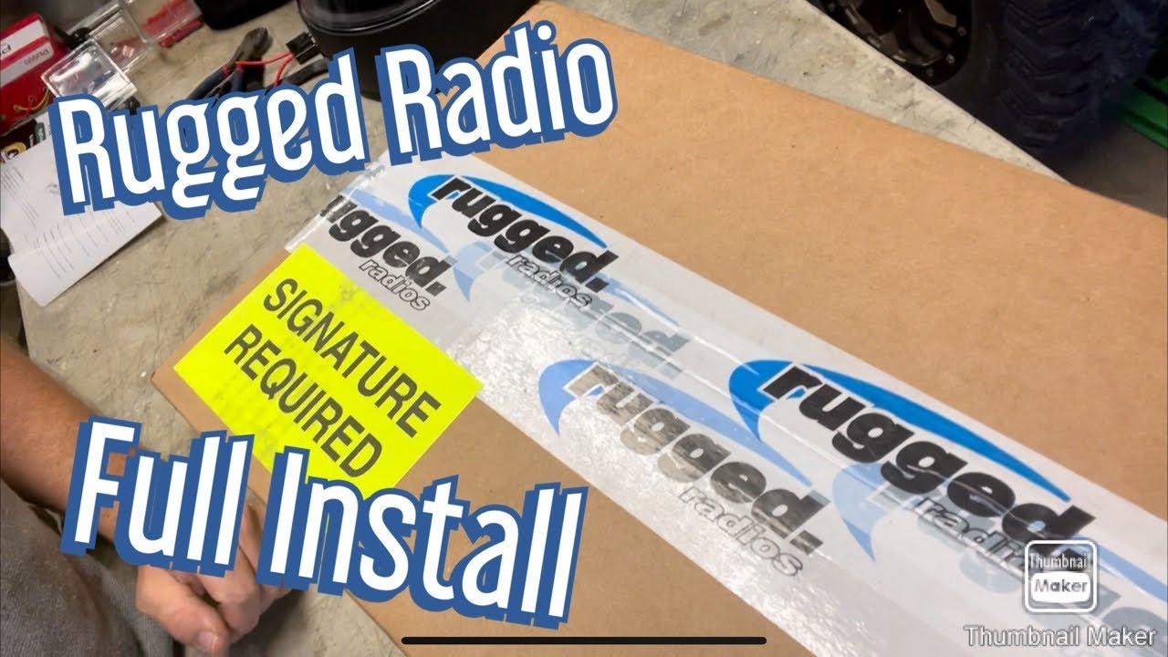 Rugged Radio Intercom Can-AM Full Install