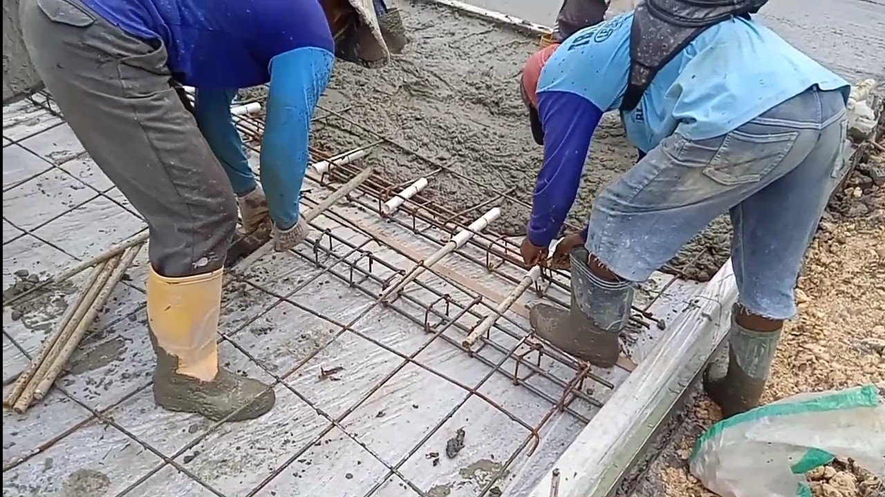 cara pemasangan dowel pada pekerjaan jalan beton bertulang