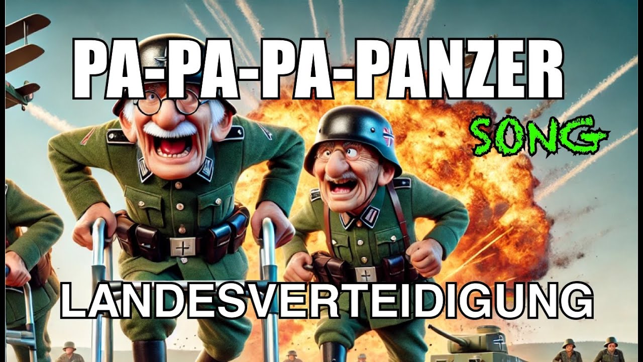 Wehrpflicht für Renter wird eingeführt!  Pa-Pa-Panzer Song! (SATIRE!)