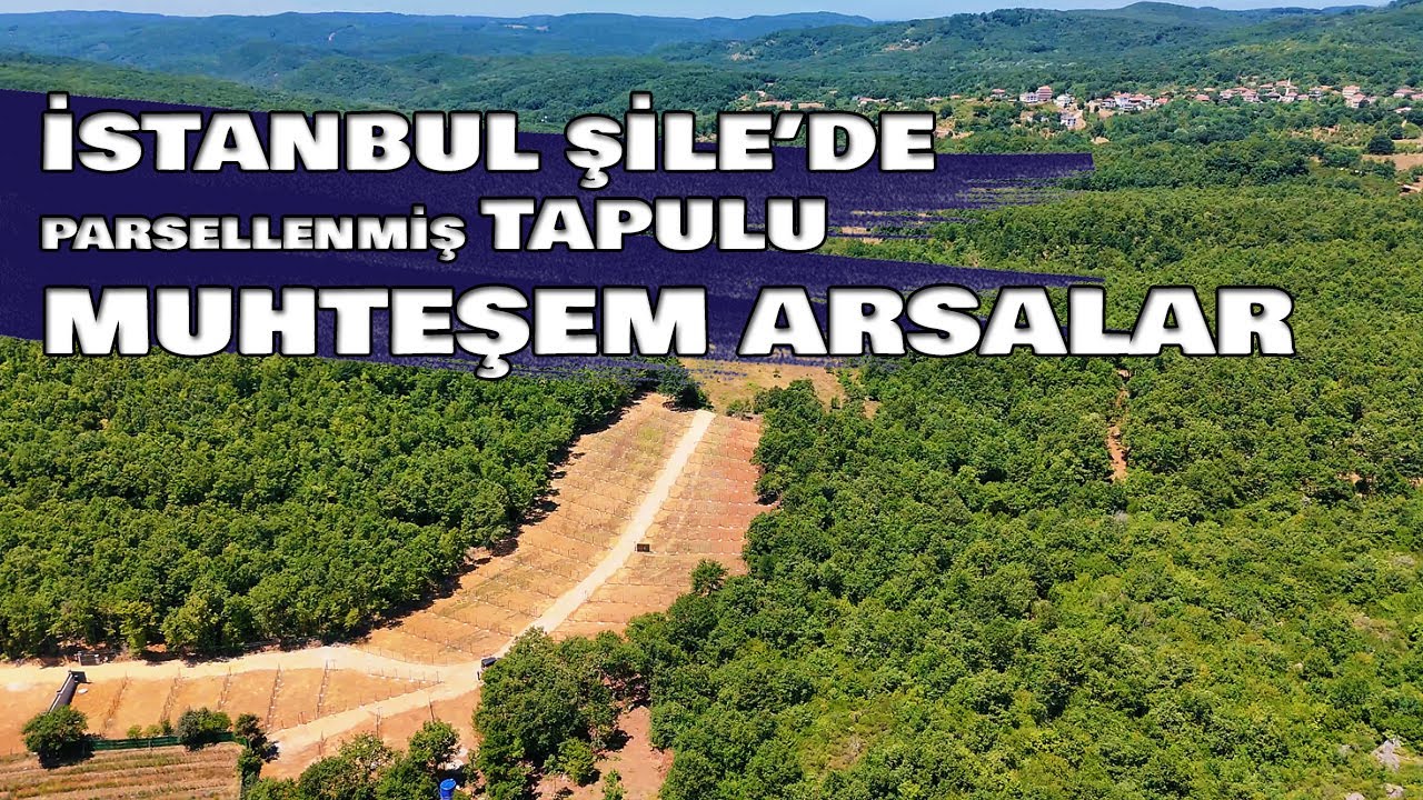 İstanbul Şile Karabeyli'de Ormanlık Alanda Parsellenmiş Muhteşem Doğada, Satılık Arsalar (çek-114)