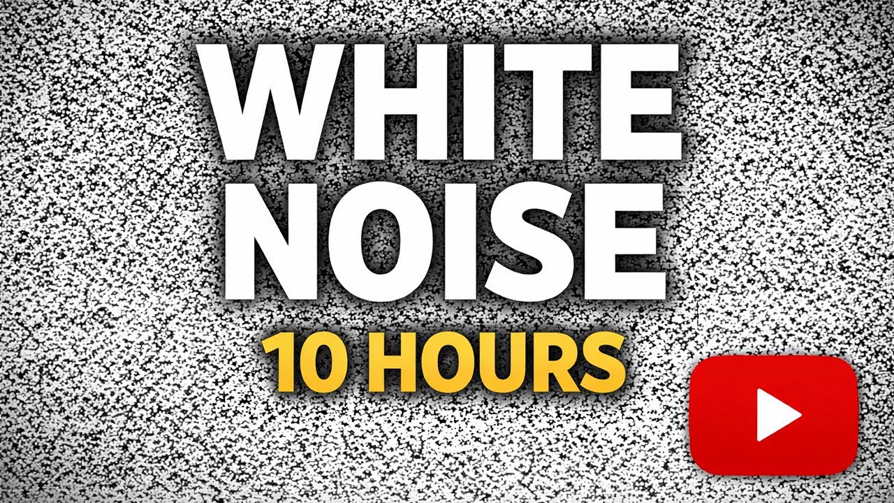 White Noise for Sleep & Focus | 10 Hours | Black Screen | Continuous Sound