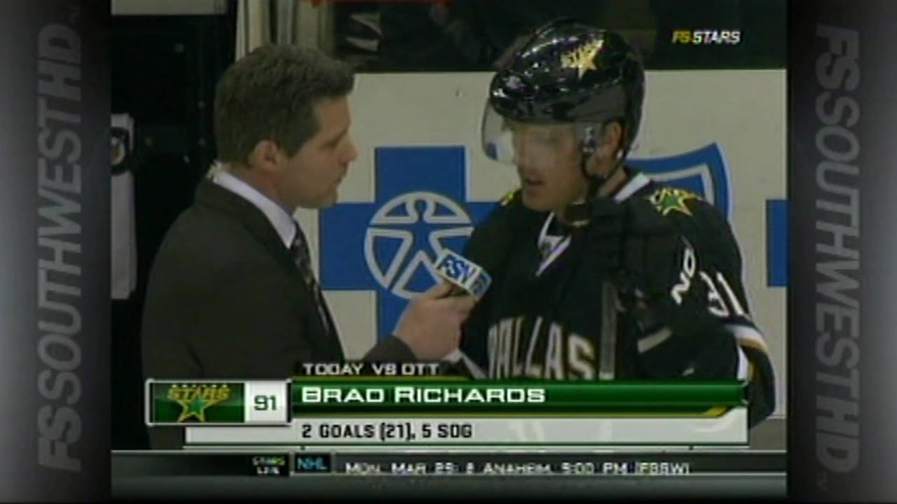 Brad Richards postgame interview 20 Mar 2010