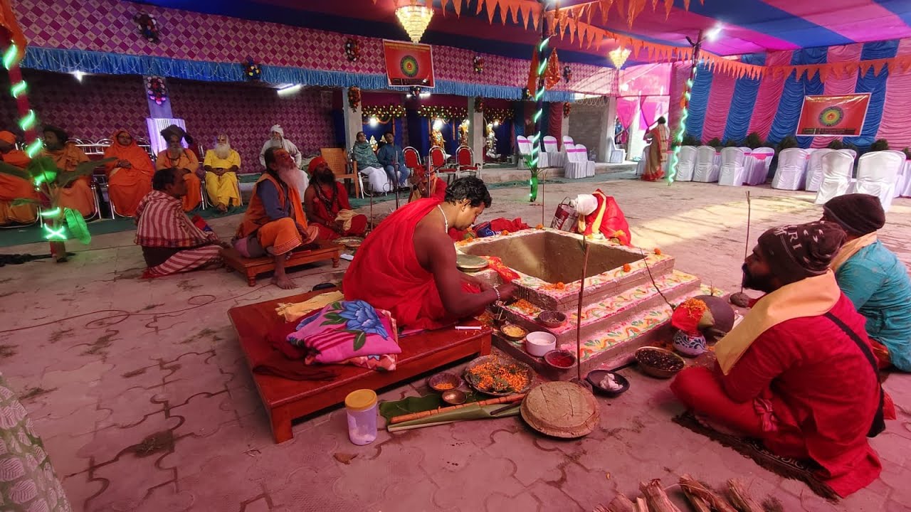 ষোড়শোপচার রাধা গোবিন্দের পূজা, দ্বিতীয় দিনের চণ্ডী পাঠ এবং যজ্ঞের শুভারম্ভ || তৃতীয় দিন
