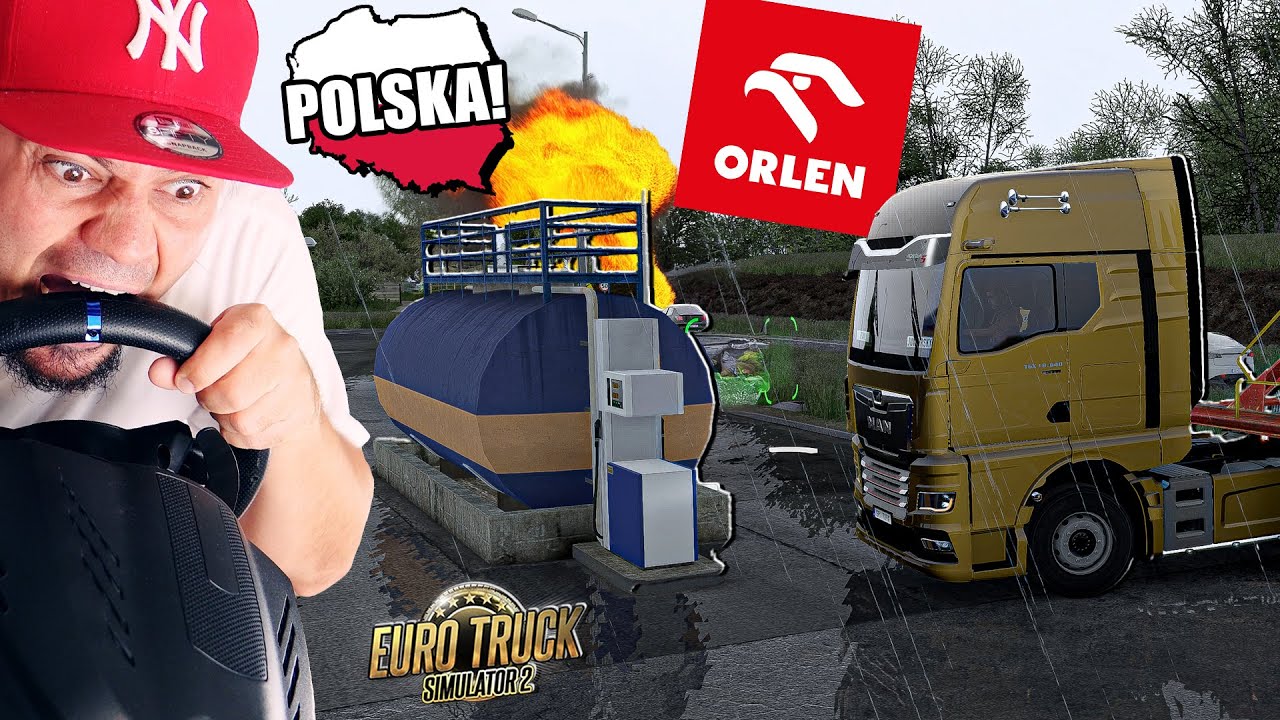 🚛 WYPADEK NA ORLENIE… MÓJ MAN IDZIE NA SZROT! *Polska* | Euro Truck Simulator 2