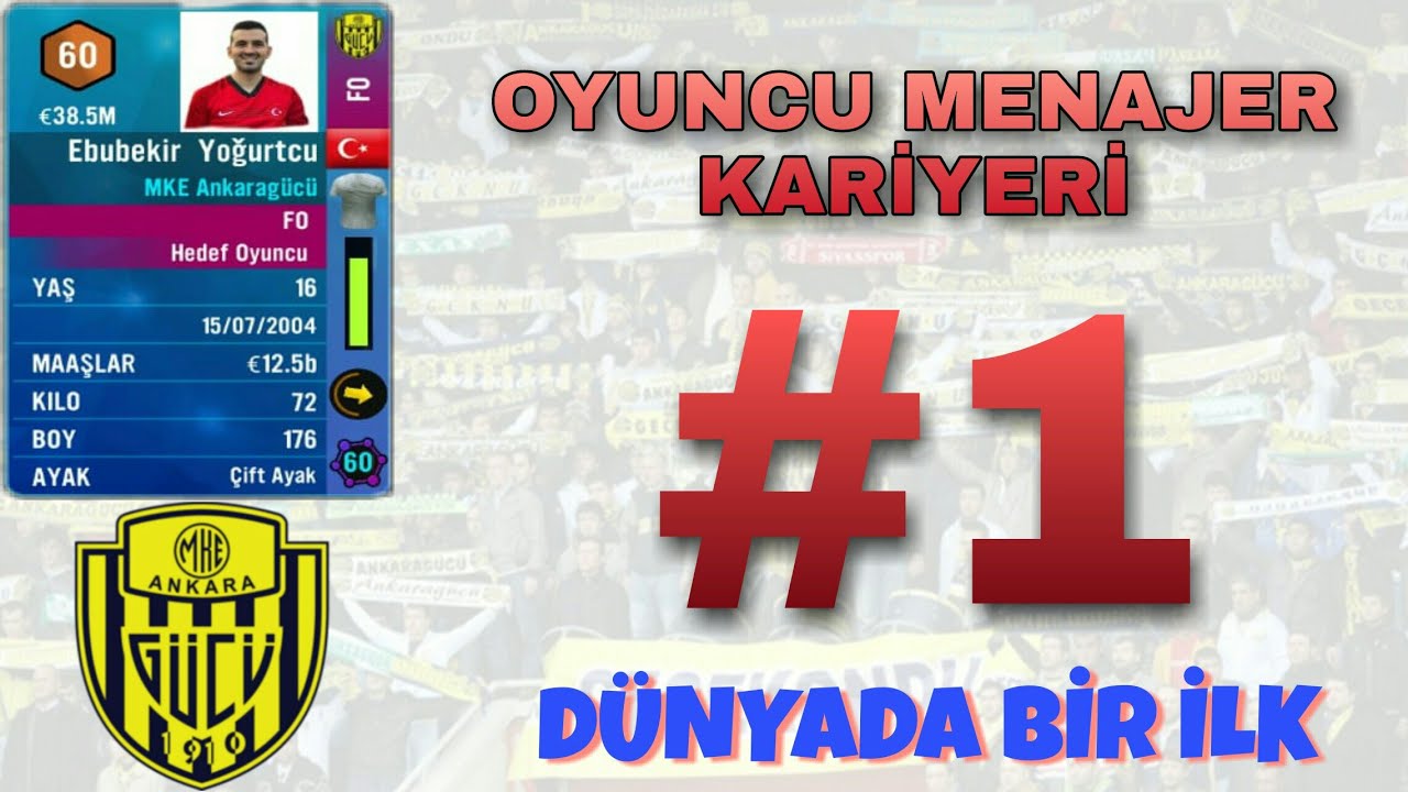 DÜNYADA BİR İLK / OYUNCU MENAJER KARİYERİ #1 / SM21