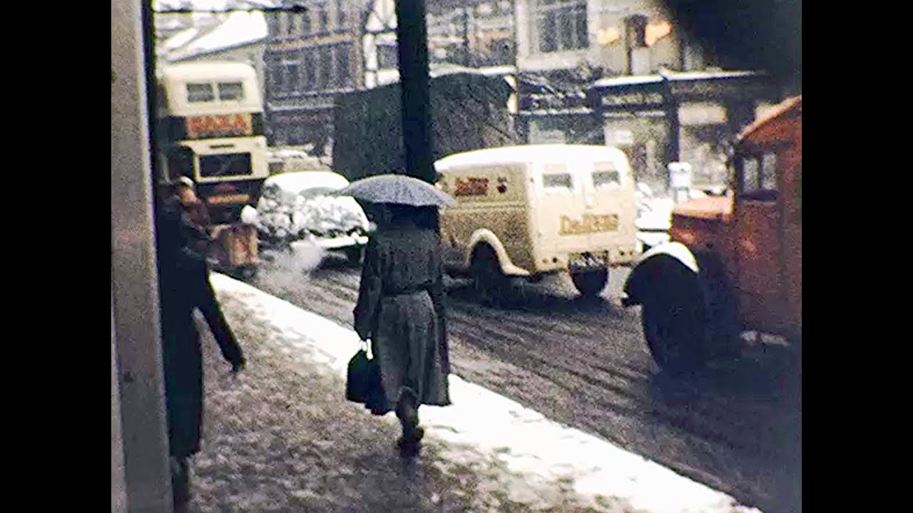 The Spot, Derby City Centre, Winter of C1953, 1950s, F1056