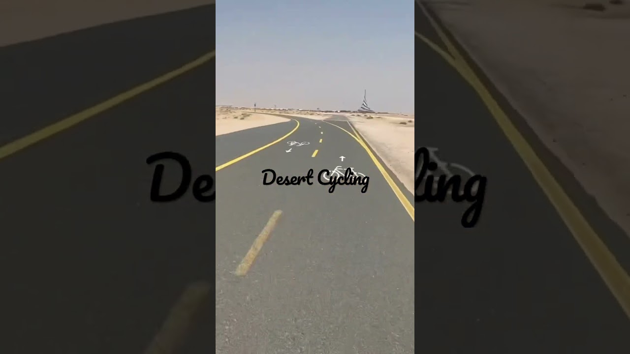 Desert Cycling, Al Qudra, UAE