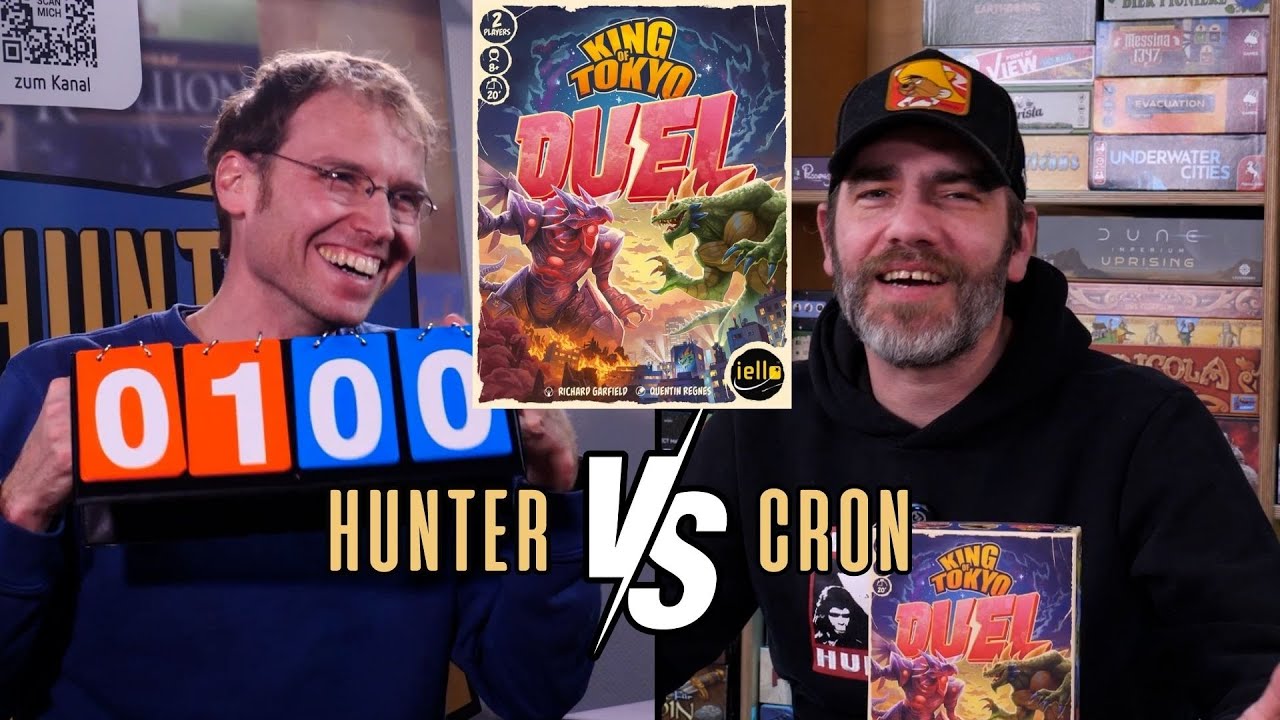 King of Tokyo Duell – Brettspiel –Hunter versus Cron - Brettspielshow Folge 2.4