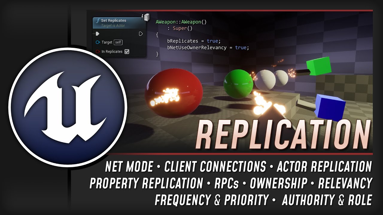 Многопользовательский режим в Unreal Engine: как понять сетевую репликацию