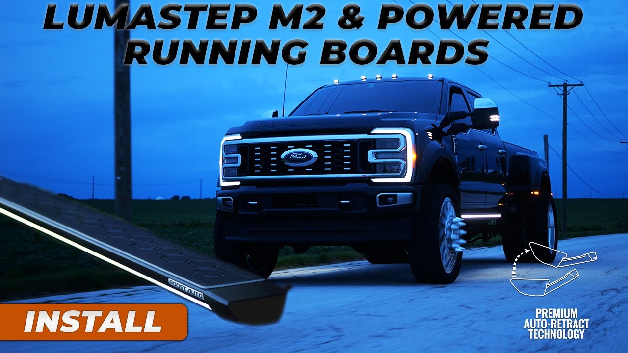 Lumastep M2 Powered Light Up Running Board Installation Guide | 2023-2025 Ford F250 F350 Superduty