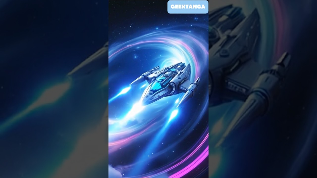 Nave Espacial Viajando no Tempo #viagemespacial