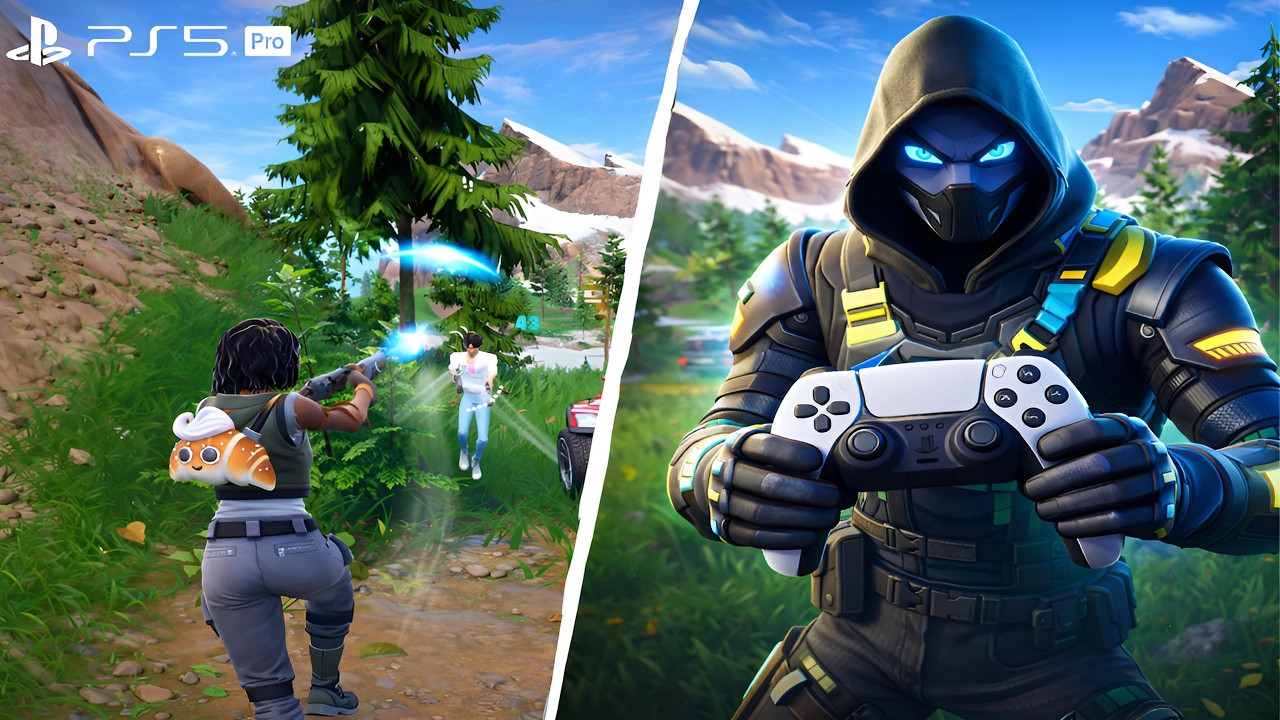 Fortnite PS5 Pro Gameplay in 4K 120FPS – INSANE Graphics!