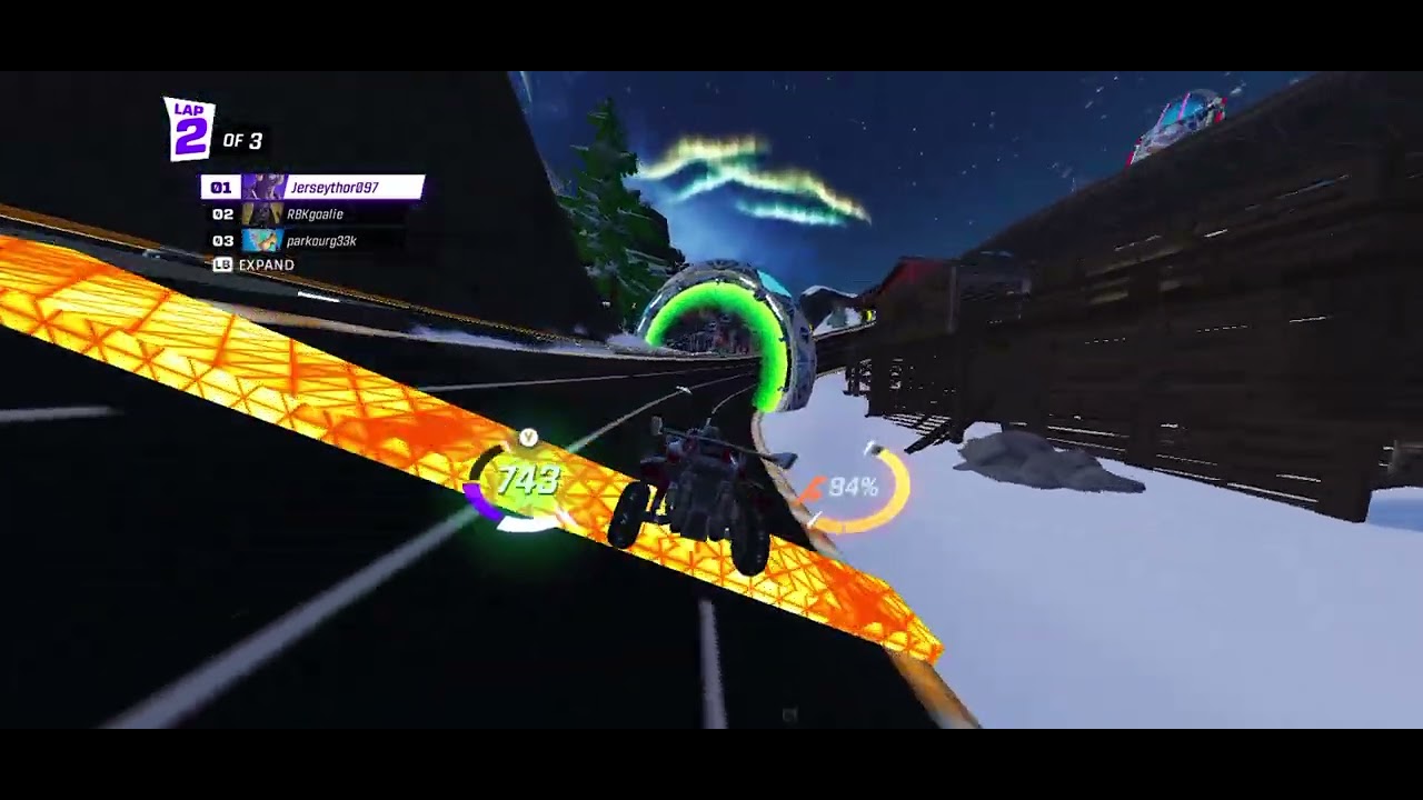 Rocket Racing- looking like speed racer out here on rocket racing 