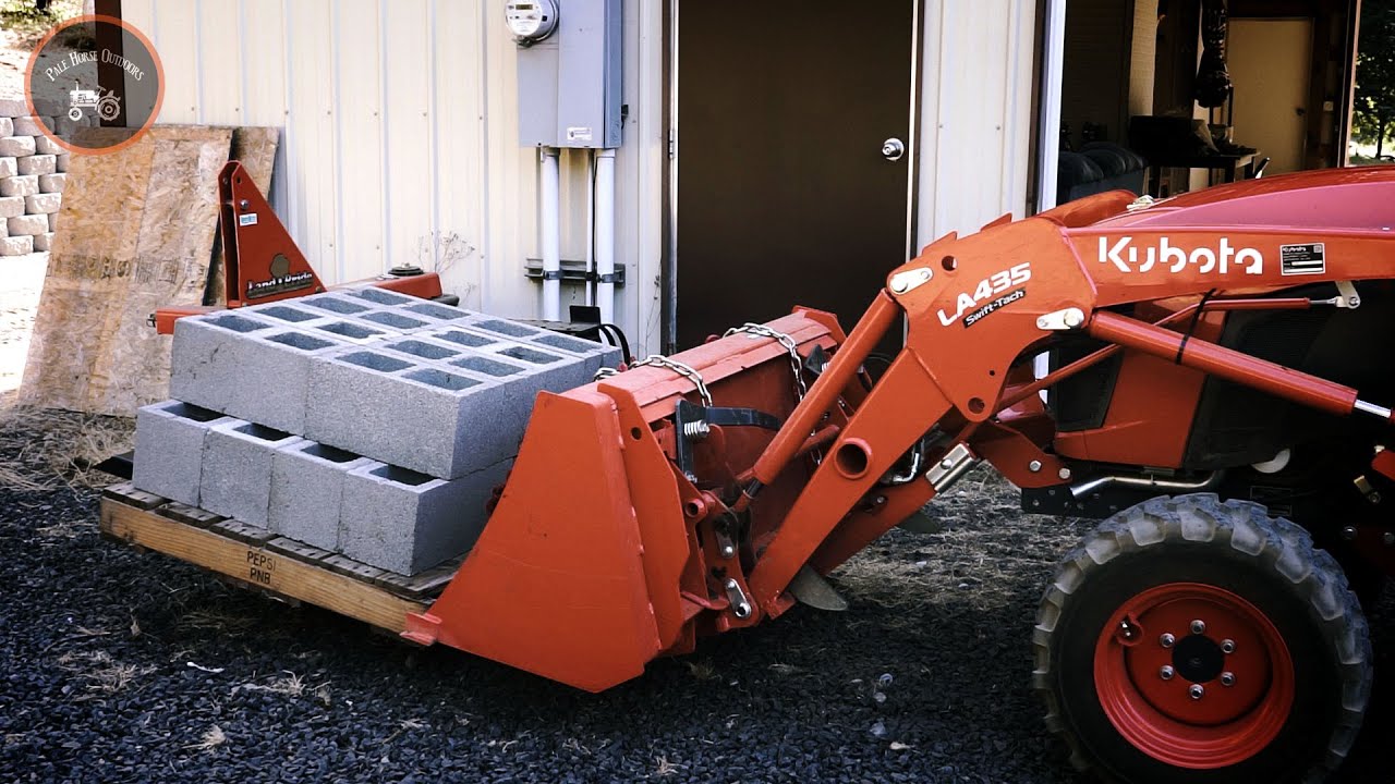 Clamp On Pallet Forks by Titan Attachments | Install & Tips | Kubota B2601 compact tractor