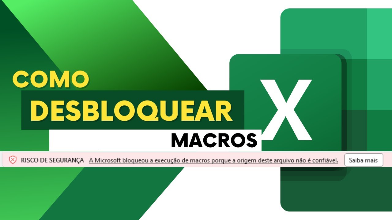 COMO DESBLOQUEAR MACROS NO EXCEL EM 27 SEG⏳
