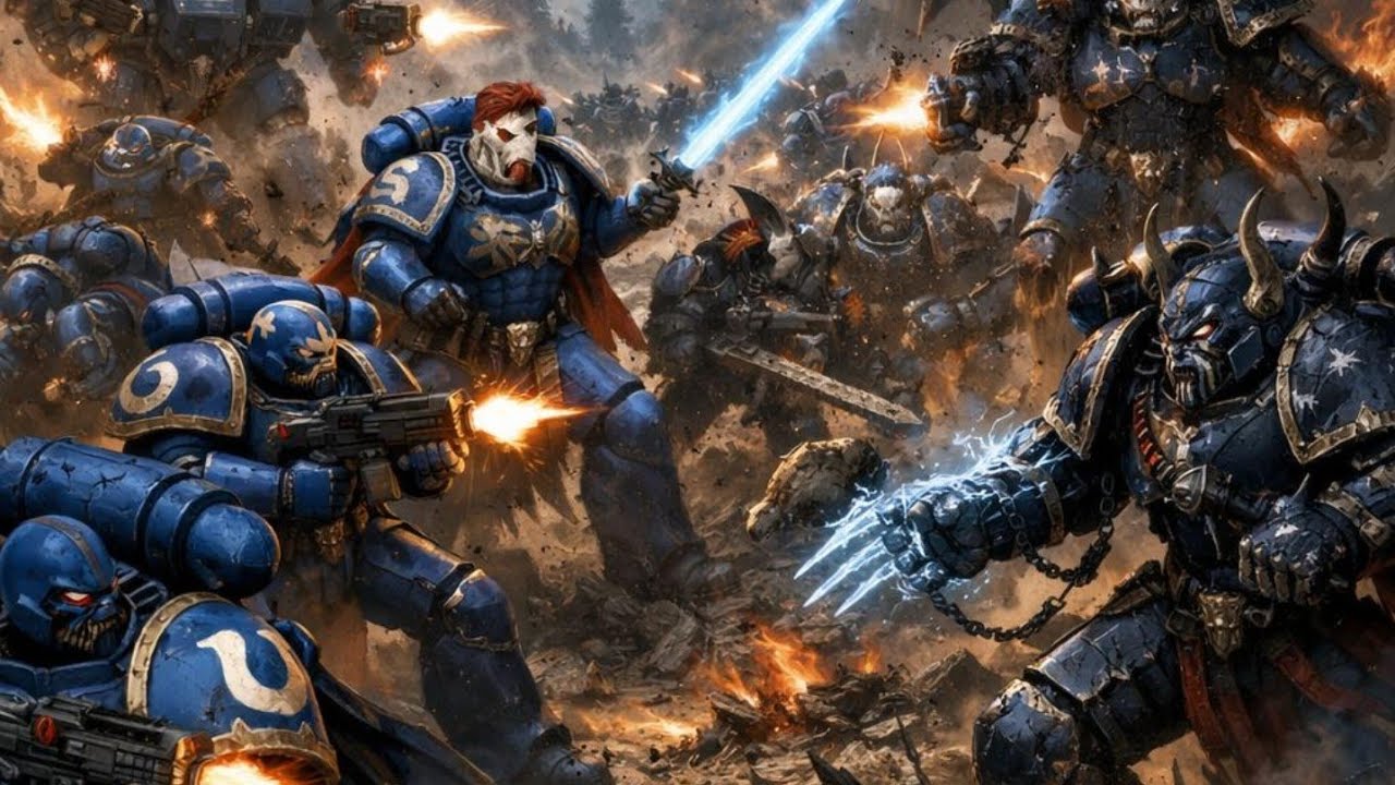 LI : RAPPORT FLASH DE BATAILLE - ULTRAMARINE VS NIGHT LORDS 2000 PTS