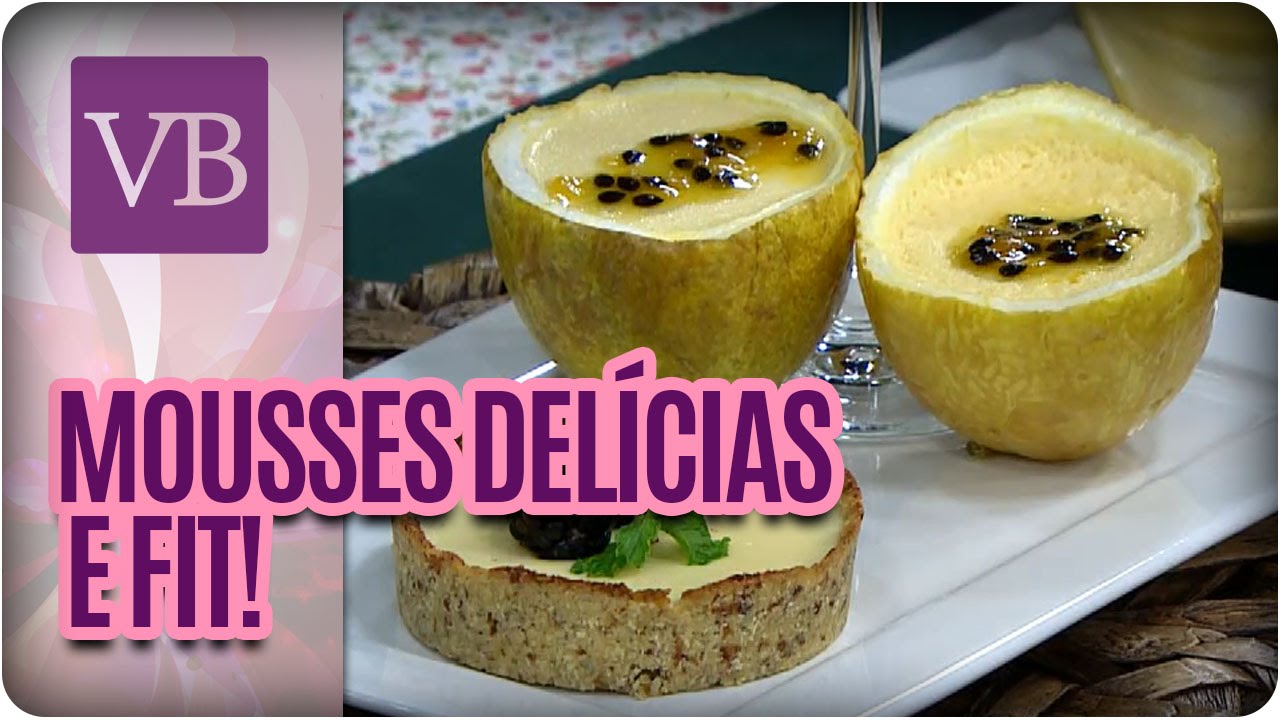Você Bonita - Mousse de Maracujá e Chocolate Fit (18/02/16)