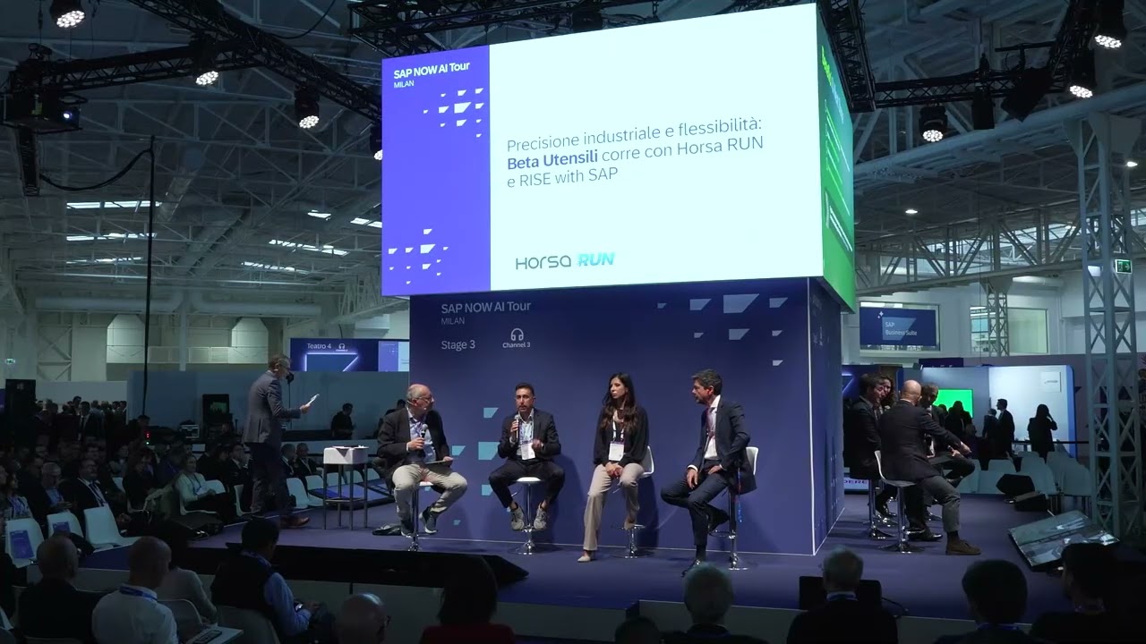 Innovazione e Precisione: Il Caso Beta Utensili al SAP NOW con Horsa RUN