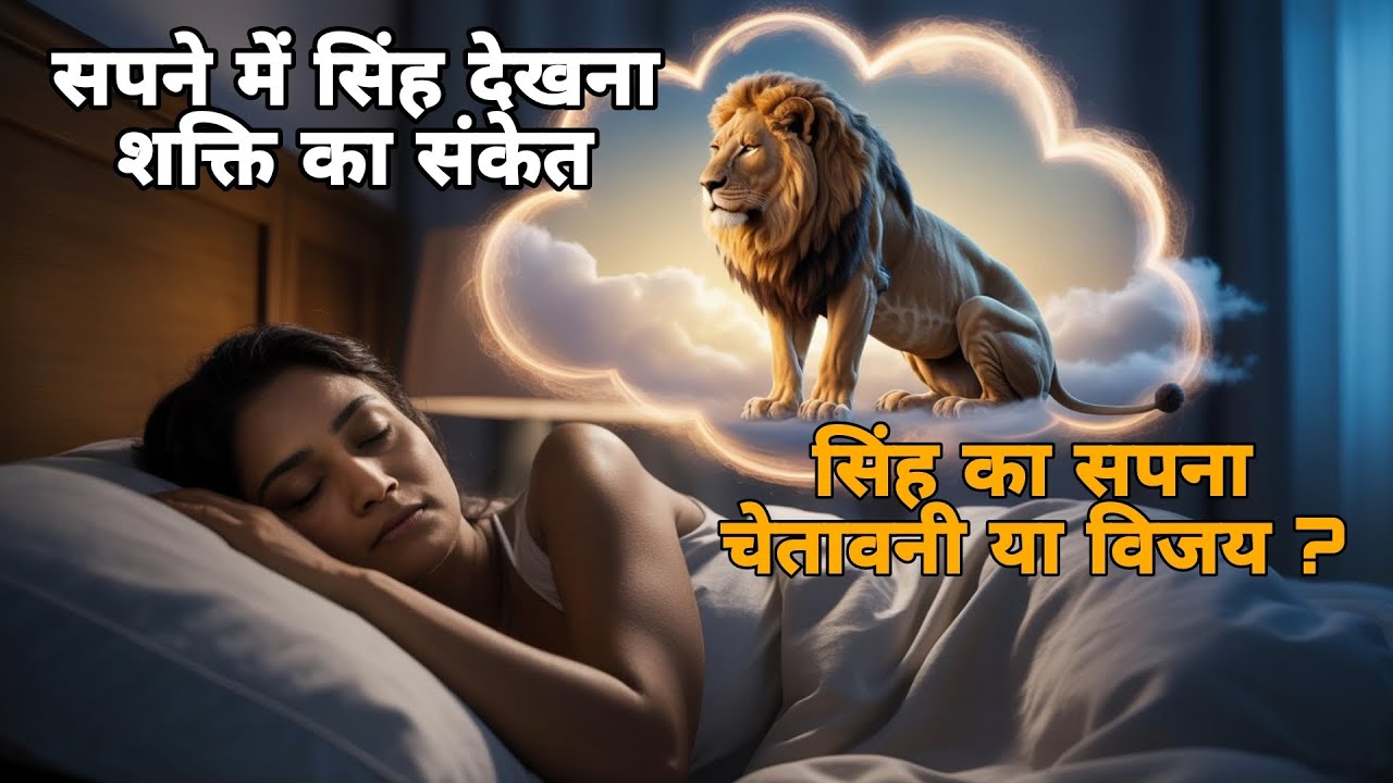 सपने में सिंह देखना क्या संकेत देता है? | शक्ति, चेतावनी और विजय का संदेश |
