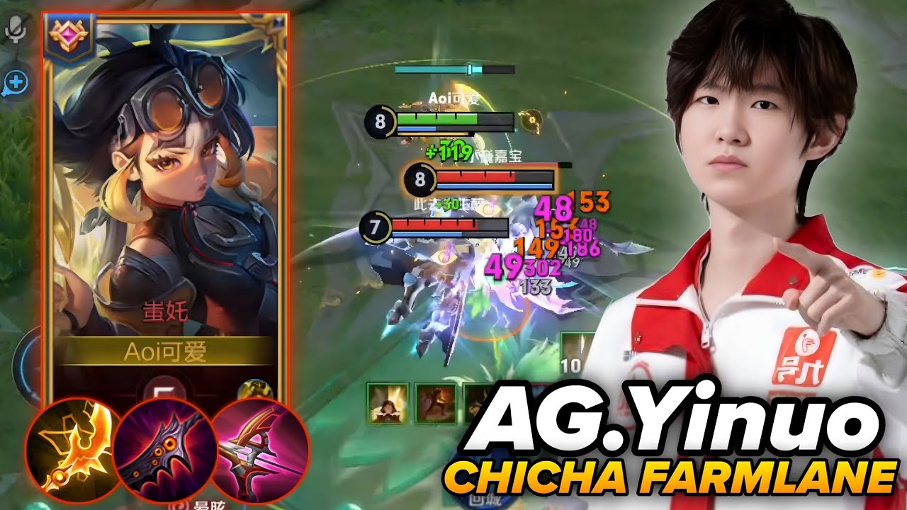 I TRIED KPL AG.YINUO’S CHICHA FARM LANE BUILD IN RANKED AND THIS HAPPENED! | CHICHA BUILD & ARCANA