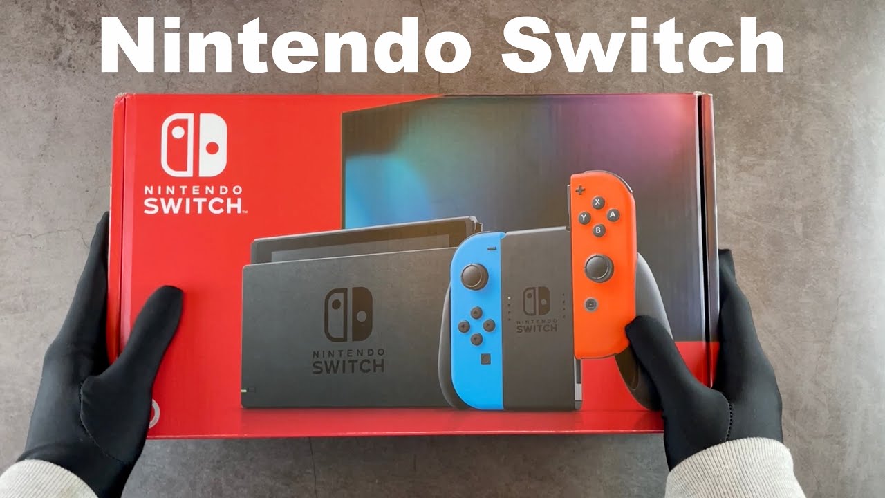Unboxing Nintendo Switch | ASMR