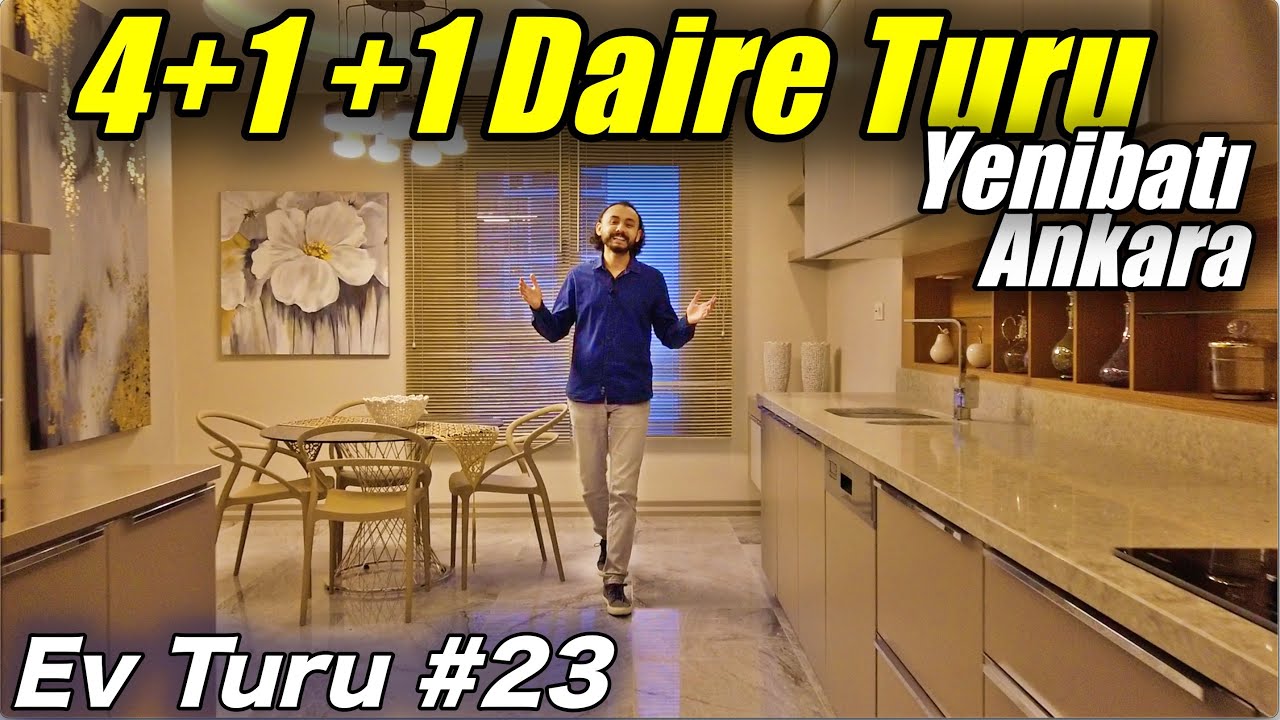 EV TURU #23 / Ankara Yeni Batı 'da 4+1 +1 Daire Turu / Mabeyn Başpınar Konutları