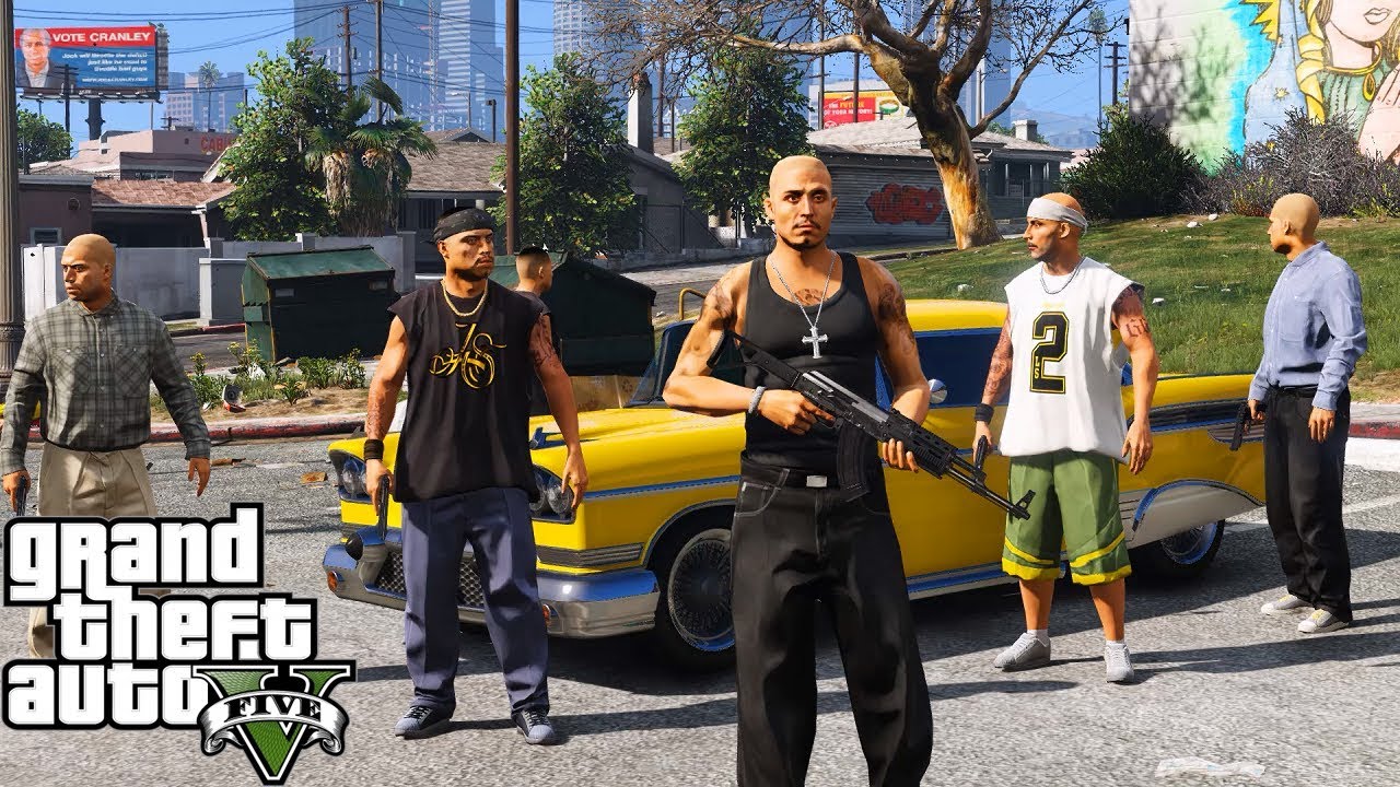 GTA 5 Gang Mod - ГТА 5 моды - установка и обзор мода