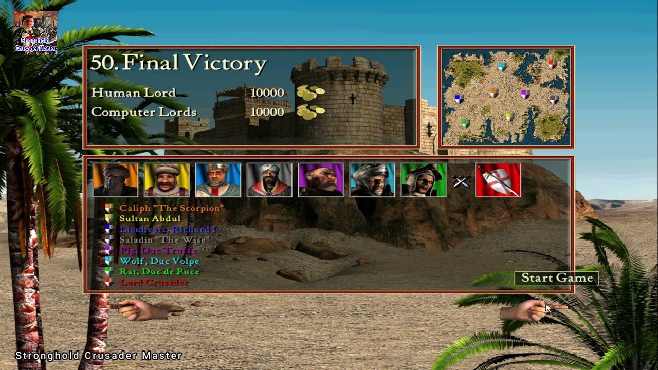 Stronghold Crusader | Mission 50 | Final Victory (Crusader Trail) | Stronghold Crusader Master
