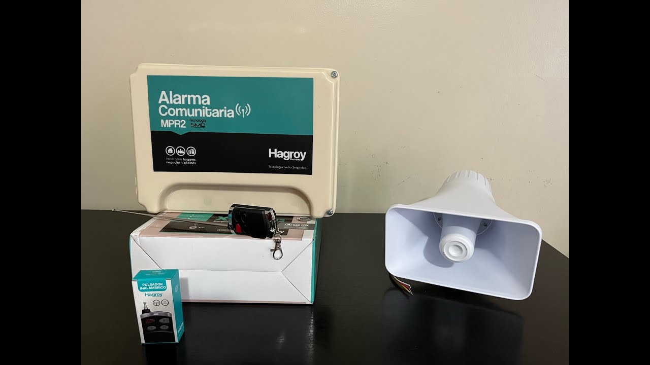 Quieres Aprender como conectar una alarma comunitaria Hagroy MPR2
