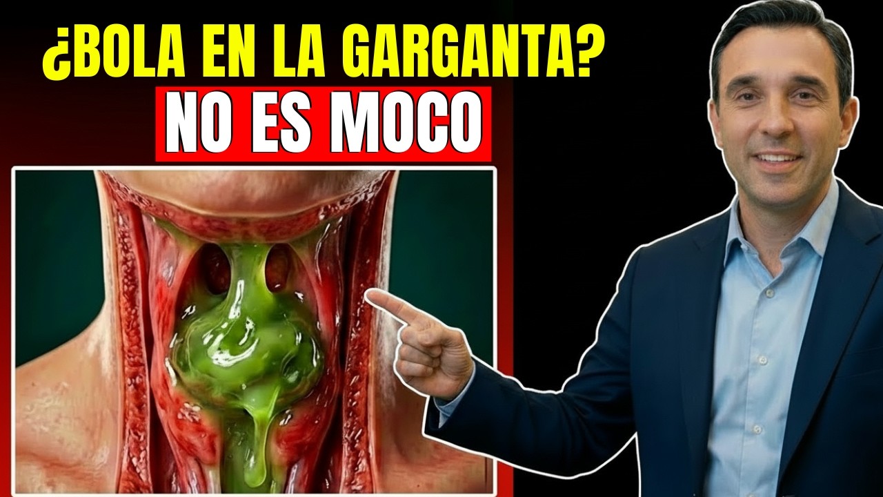 ¿Flema Pegada en la Garganta que NO Sale? No Es Moco… Es ESTO (Y Nadie Te Lo Dice)