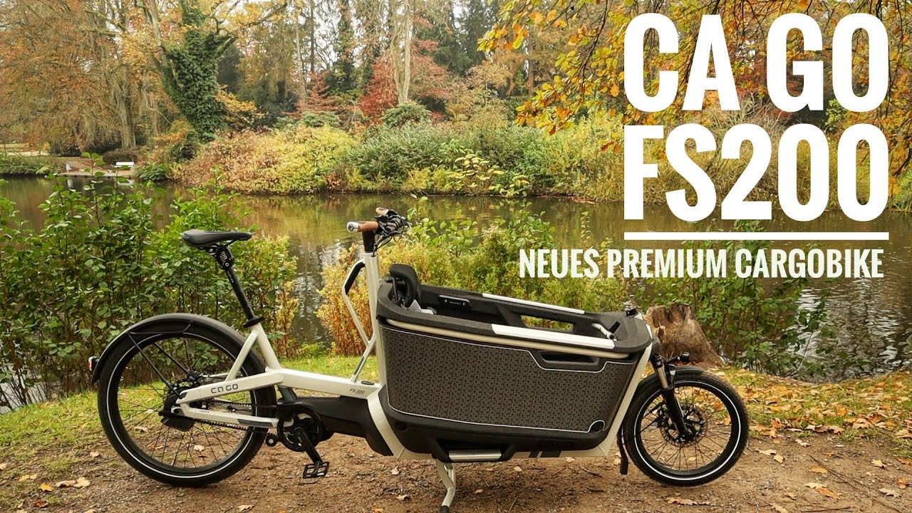 2021 CaGo FS200 - Premium Cargobike mit hoher Integration, top Ausstattung und Sicherheitskonzept