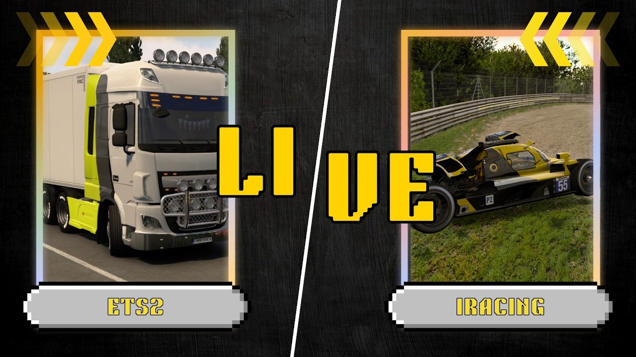 [LIVE] Najpierw Nordschleife w iR, potem konwój z widzami w ETS