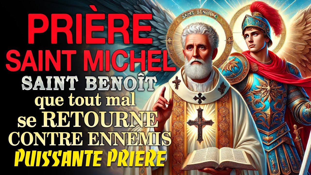 Prière Puissante pour que tout mal se RETOURNE CONTRE vos ENNEMIS 🙌 SAINT-BENOÎT et SAINT MICHEL
