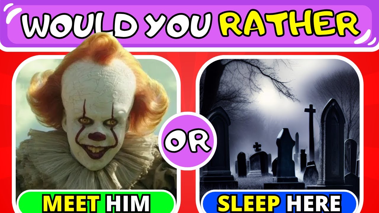 Would You Rather.. SCARY! 😱🫣⚠️ | Most SCARY Choices Ever