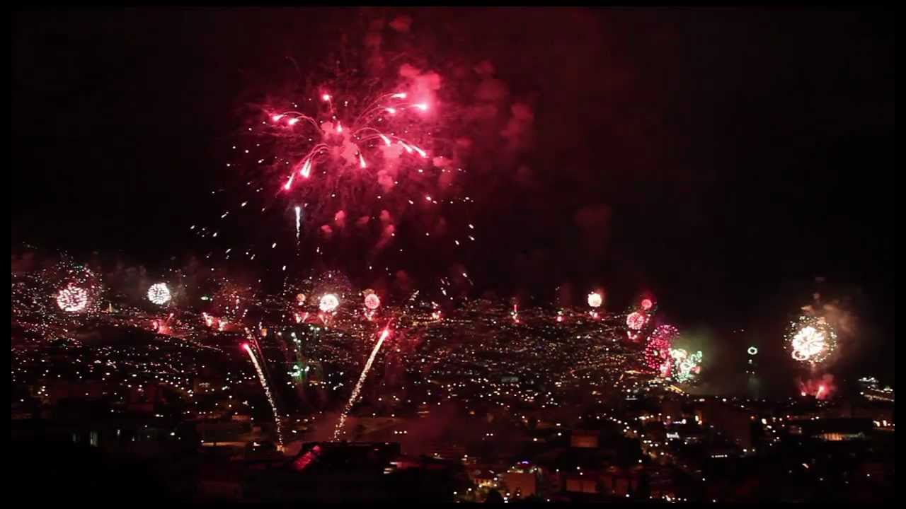 Madeira Island fireworks display 2011 2012 HD