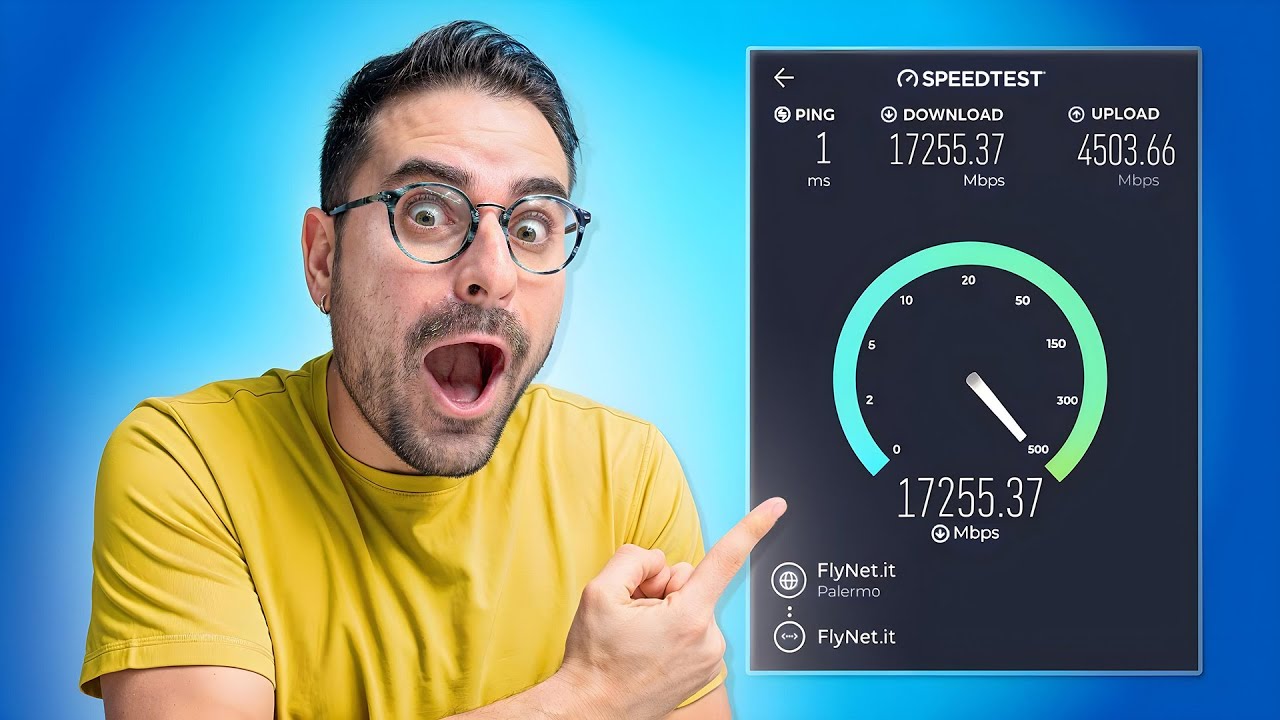 Finalmente ho la CONNESSIONE a 10 GIGABIT! (A Palermo!)